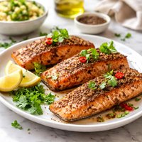 Cumin Dusted Salmon Fillets
