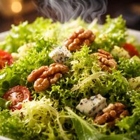 Curly Endive Walnut Salad