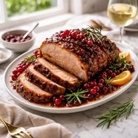 Currant Glazed Pork Roast