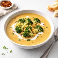 Curried Broccoli Cheddar Soup