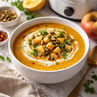 Curried Butternut Squash Apple Soup Crock Pot