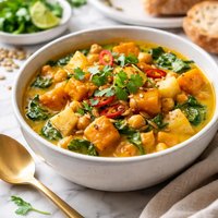 Curried Butternut Squash Apple Stew