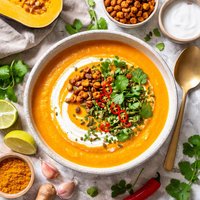 Curried Butternut Squash Soup