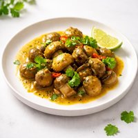 Curried Canned Mushrooms