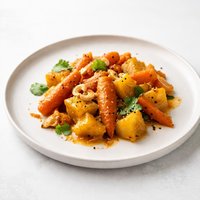 Curried Carrots and Pineapple