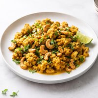 Curried Cauliflower and Cashew Casserole