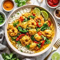 Curried Chicken and Shrimp