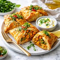 Curried Chicken Parcels