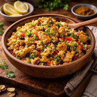 Curried Chicken Rice Salad
