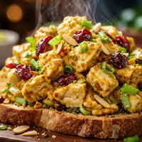 Curried Chicken Salad Salad or Sandwich