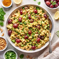 Curried Chicken Salad with Grapes