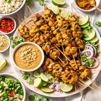 Curried Chicken Satay