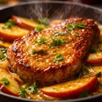 Curried Cider Pork Chops
