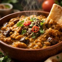 Curried Eggplant Aubergine Dip