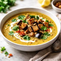 Curried Eggplant Soup