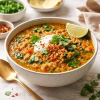 Curried Lentil and Couscous Soup