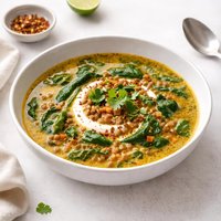 Curried Lentil and Spinach Soup
