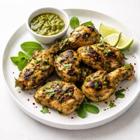 Curried Mint Barbecue Marinade for Chicken Pieces
