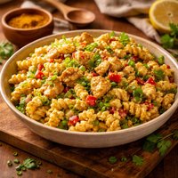 Curried Pasta and Chicken Salad