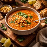 Curried Peanut and Tomato Soup