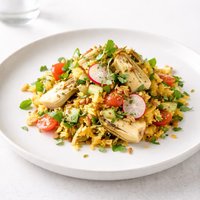 Curried Rice and Artichoke Salad