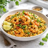 Curried Rice with Shrimp