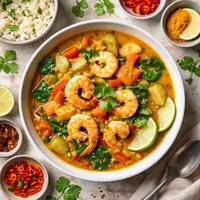 Curried Shrimp and Vegetable Soup