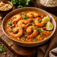 Curried Shrimp in Peanut Sauce