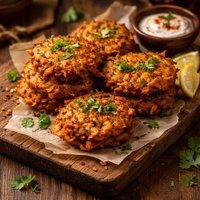 Curried Sweet Potato Fritters