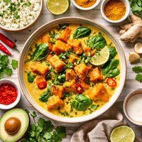 Curried Sweet Potatoes in Coconut Milk