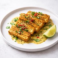 Curried Tofu Cutlets