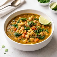 Curried Vegetable and Bean Soup