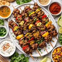 Curry Beef Marinade Kebabs