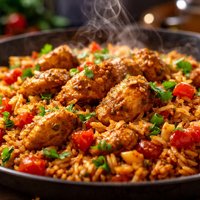 Curry Chicken and Tomato Pilaf