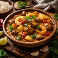 Curry Lamb Chicken Pork or Shrimp