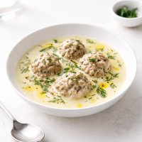Cypriot Meatball Soup Yourvarlakia Avgolemono Gluten Free
