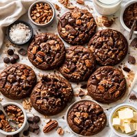 Czech Chocolate Pecan Cookies