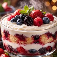 Dairy Free Berry Trifle