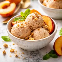 Dairy Free Peach Ice Cream