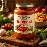Dairy Less Roasted Red Pepper Pasta Sauce