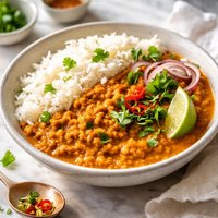 Dal Bhat Red Lentils with Rice