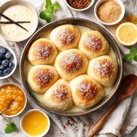 Dampfnudela Steamed German Dumplings