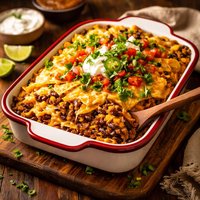 Dancing Tortilla Taco Casserole