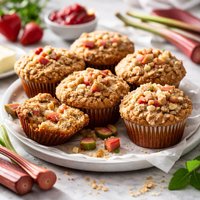 Danielle Lapointes Calgary Stampede Rhubarb Muffins