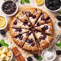 Danish Blackberry Jam Cake