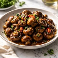 Danished Glazed Mushrooms