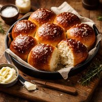 Dark and Soft Restaurant Dinner Rolls
