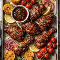 Dark Beer Marinated Bbq Chicken Biermarinierten Huhn