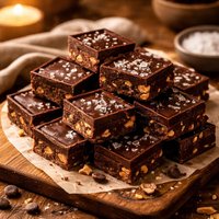 Dark Chocolate Fridge Squares
