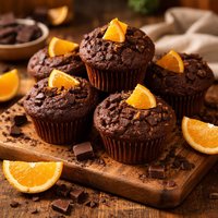 Dark Chocolate Orange Muffins